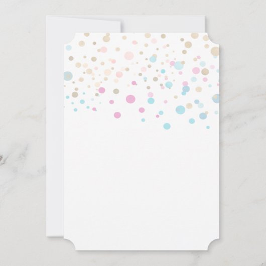 Sweet Snoep Shop Baby shower Uitnodiging (Achterkant)