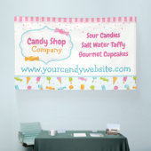 Sweet Snoep Shop en Ice Cream Confetti Spandoek (Beurs)