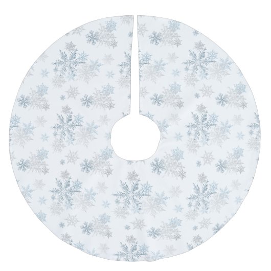 Sweet Snowflake Winter Wonderland Tree Rok Kerstboom Rok (Voorkant)