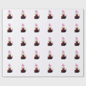 Sweet Snowman Hugging a Mok Cadeaupapier (Vlak)