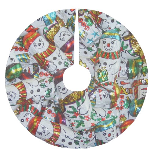 Sweet Snowmen boomrok Kerstboom Rok (Voorkant)