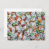 Sweet Snowmen briefkaart horizontaal (Voorkant / Achterkant)