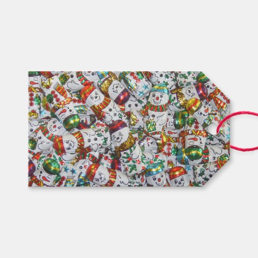 Sweet Snowmen cadeau-labels Cadeaulabel (Voorkant (Horizontaal))