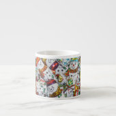 Sweet Snowmen espresso mok (Voorkant)