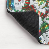 Sweet Snowmen mousepad horizontaal Muismat (Hoek)