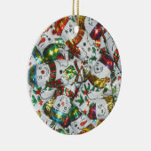 Sweet Snowmen ornament round (Rechts)