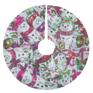 Sweet Snowmen Roze boomrok Kerstboom Rok