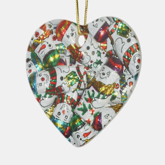 Sweet Snowmen, sierhart Keramisch Ornament (Links)