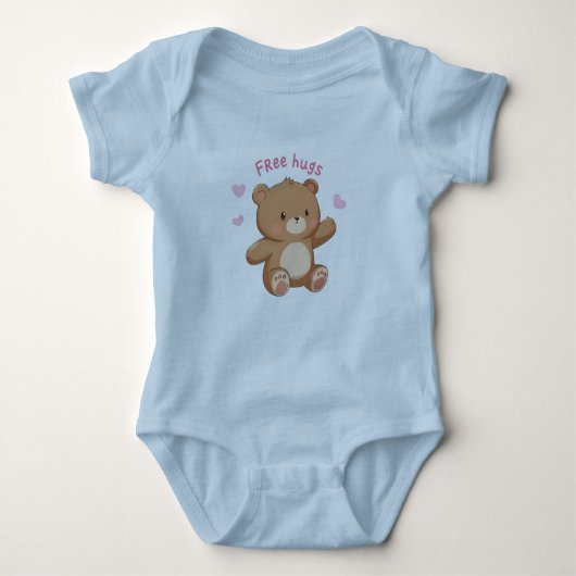 Sweet Snuggles Teddy Bear Bodysuit (Voorkant)