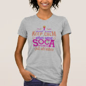 Sweet SOCA Music Keep Calm T-shirt (Voorkant)