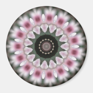 Sweet Soft Pink Mandala Magnet