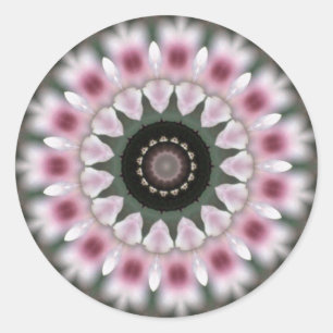 Sweet Soft Pink Mandala Sticker