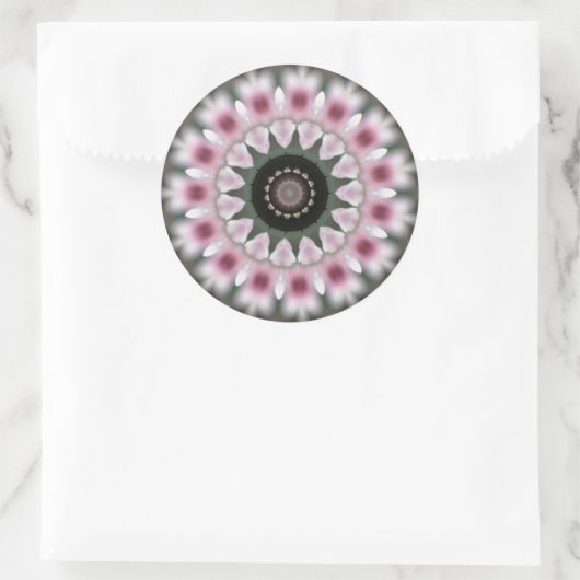 Sweet Soft Pink Mandala Sticker (Tas)