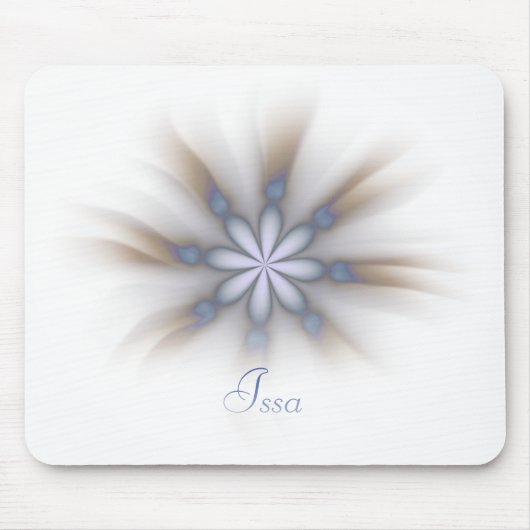 Sweet Soft Simple White Coffee Flower-like Muismat (Voorkant)