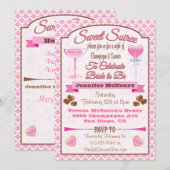 Sweet Soiree Bruids Douche Uitnodigingen (Voorkant / Achterkant)