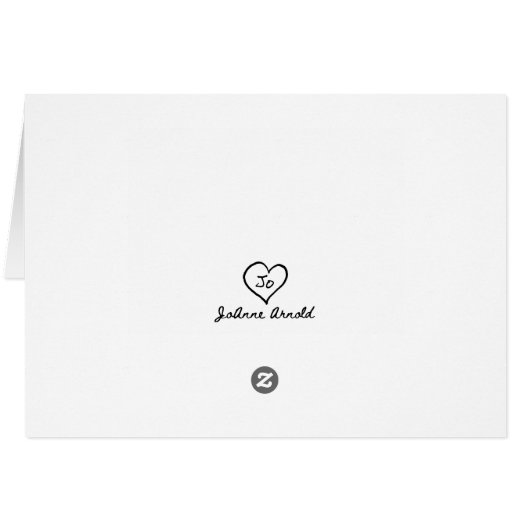 Sweet songbird kaart (Achterkant Horizontaal)