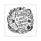 Sweet Sorrow - Shakespeareaanse rubberen stempel (Afrduk)