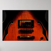 Sweet Soul Blues Guitar 36 x 24 Poster (Voorkant)