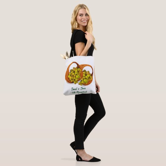 Sweet Sour Grapefruits Basket Trendy Shopping Tas (Op model)