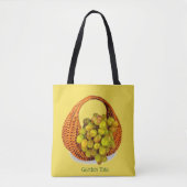 Sweet Sour Grapefruits Basket Trendy Shopping Tas (Voorkant)