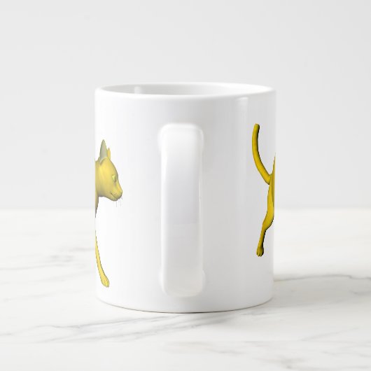 Sweet-Sour Lemon Cat Grote Koffiekop (Achterkant)