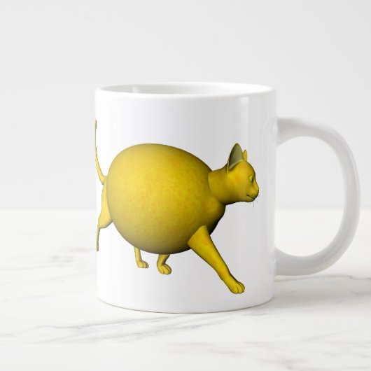 Sweet-Sour Lemon Cat Grote Koffiekop (Rechts)