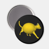 Sweet-Sour Lemon Cat Magneet (Voorkant / Achterkant)
