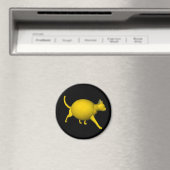 Sweet-Sour Lemon Cat Magneet (Insitu (Vaatwasser))