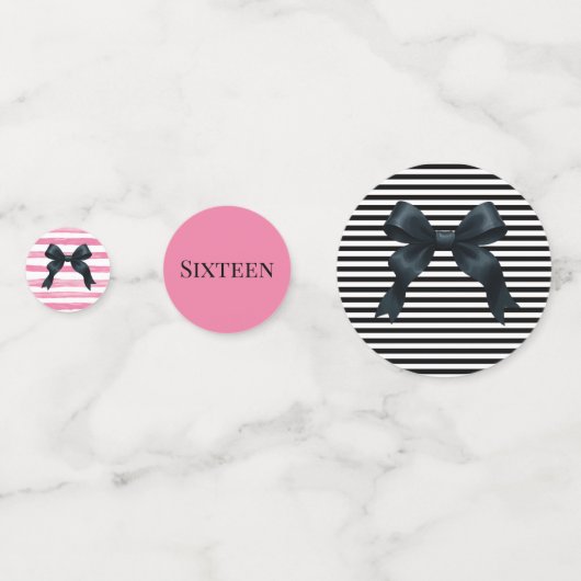 Sweet Southern Birthday Bow Confetti - Bewerkbaar (Voorkanten)