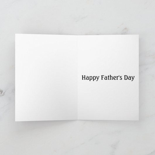 Sweet Special Happy Vaderdag Kaart (Binnen)