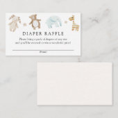 Sweet  Speelgoed Baby Luier Raffle insert kaart (Voorkant / Achterkant)