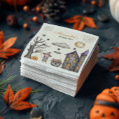 Sweet & Spooky Baby Witch Verjaardag Servet