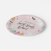 Sweet Spooky Een 1e Verjaardagsfeestje Papier Bord (Gekanteld)