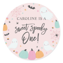 Sweet Spooky Een 1e Verjaardagsfeestje Ronde Stick
