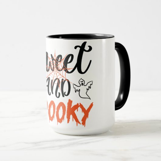 Sweet Spooky Ghosts Halloween Mok (Voorkant rechts)