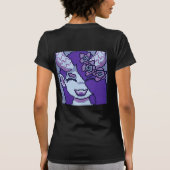 Sweet Spooky Girl Halloween pixel Art T-shirt (Achterkant)