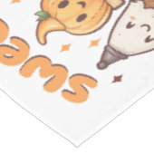 Sweet & Spooky Ice Cream Pumpkin Tafelkleed (Gekanteld)