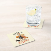 "Sweet & Spooky" midden-eeuwse stijl Kartonnen Onderzetters (Insitu)