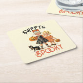 "Sweet & Spooky" midden-eeuwse stijl Kartonnen Onderzetters (Schuin)
