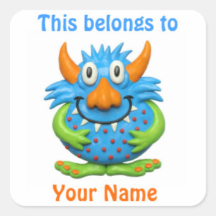 Sweet Spotted Monster Vierkante Sticker