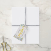 Sweet Sprigs Genderneutraal Baby shower Cadeau Lab Cadeaulabel (Met Touw)