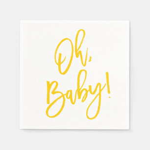 Sweet Sprigs Genderneutraal Baby showers servet