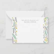 Sweet Sprigs Geslacht Neutraal ouderadvies Kaart