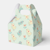 Sweet Spring Birdies Gable Favor Box Bedankdoosjes (Achterkant)