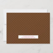 Sweet Spring Bunny Boy Baby shower Uitnodiging (Achterkant)