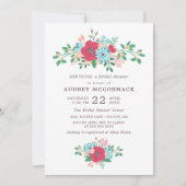 Sweet Spring Flowers - Bloemen Vrijgezellenfeest Kaart (Voorkant)