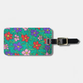Sweet Spring Greenery Floral Bagagelabel (Voorkant horizontaal)