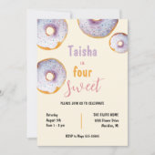 Sweet Sprinkle Donut Waterverf Illustration (Voorkant)