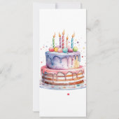 Sweet Sprinkle Kids Birthday Party Foto Kaart (Achterkant)