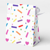 Sweet Sprinkle verjaardagsfeestje thema Bedankdoosjes (Achterkant)